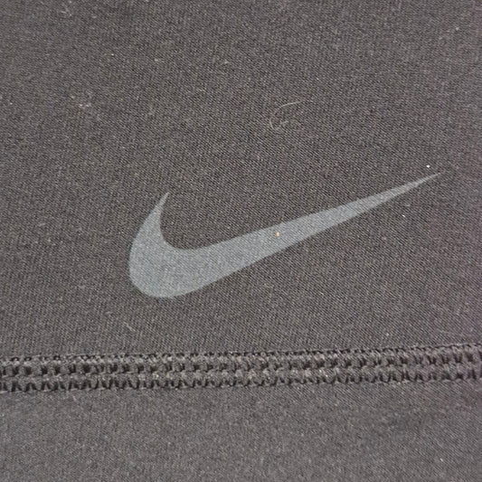 Nike “Just Do It” Crop Logo Leggings Women’s Size Small Black/White AH6