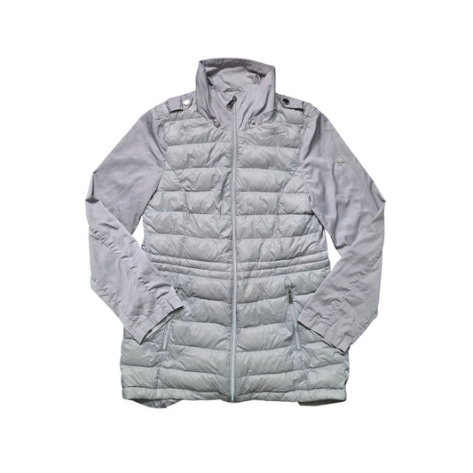 BCBGeneration Puffer Jacket Women S Gray Lightweight Quilted