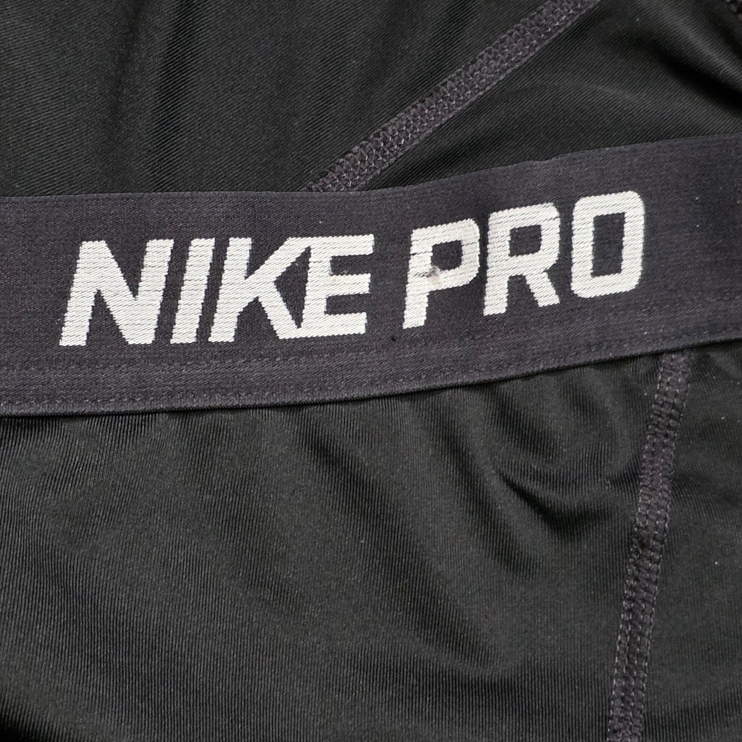 Nike Pro Leggings Women’s XS Black Mesh Panel Dri Fit Stretch