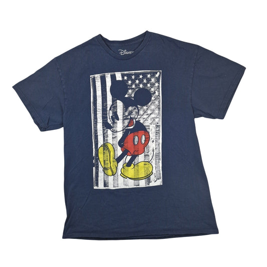 Disney Mickey Mouse American Flag USA Size Large