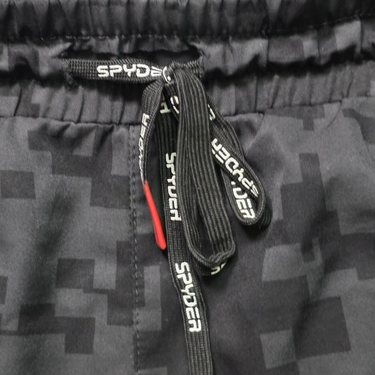 Spyder Men’s Digital Camo Training Shorts XL Black Woven Activewear