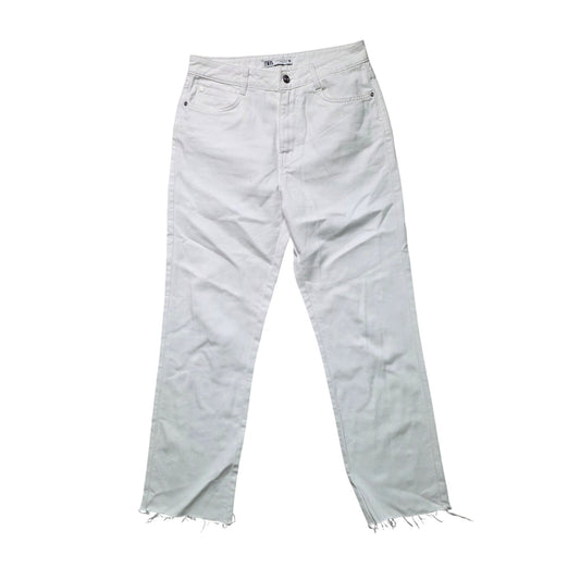 Zara Slim High Rise Jeans Women’s Size 6 White