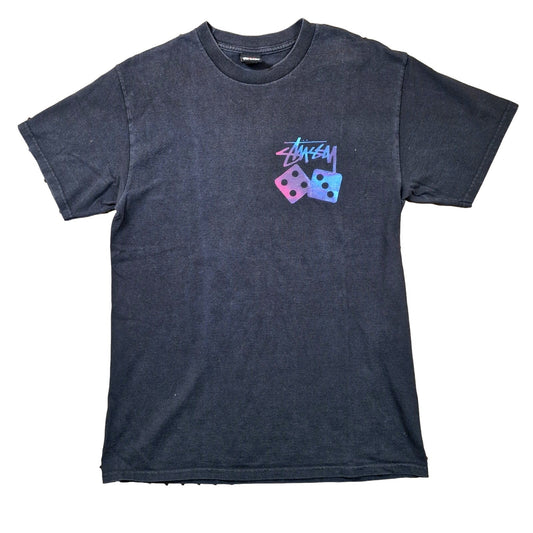 Vintage Y2K Stussy Dice New York T-Shirt Size Medium