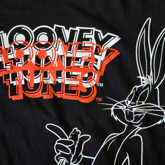 Looney Tunes Long Sleeve T-Shirt Men’s M Black Bugs Sylvester Taz
