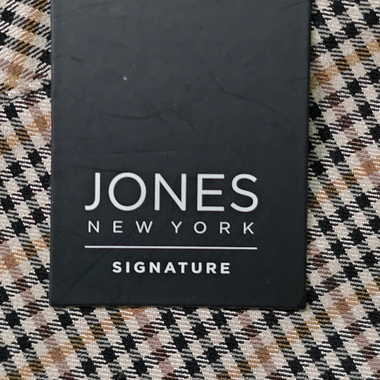 Jones New York Slim Ankle Pants Women’s XL Tan Combo NWT