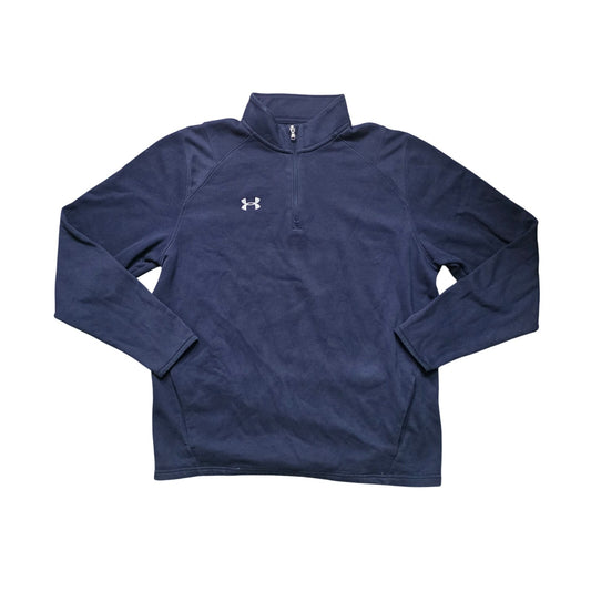 Under Armour Command 1/4 Zip Pullover Men’s XL Navy Blue Polyester