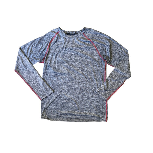 Russell Athletic Dri‑Power 360 Long Sleeve Crew Neck Shirt Men’s Medium Gray
