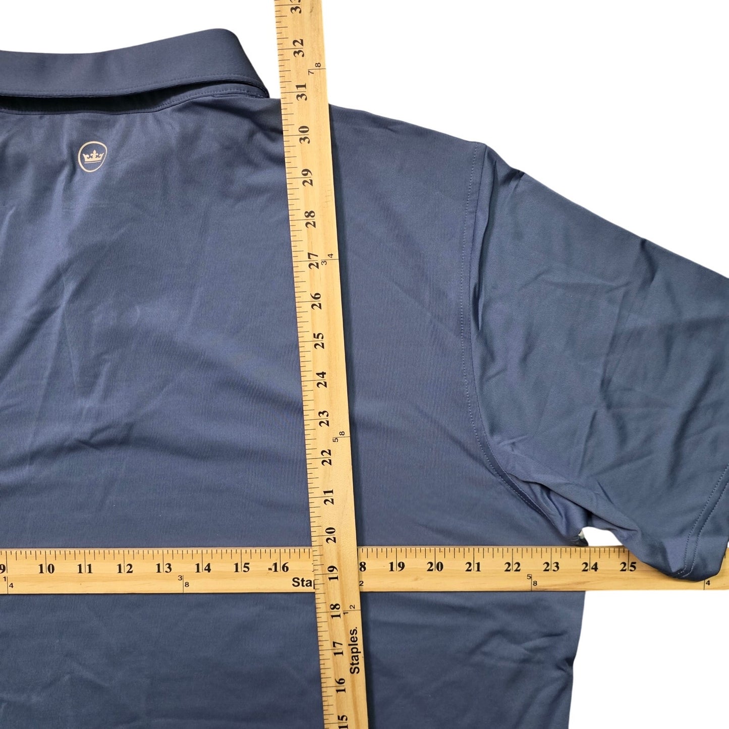Peter Millar Ledge Performance Jersey Polo Men’s XL Blue Golf Shirt