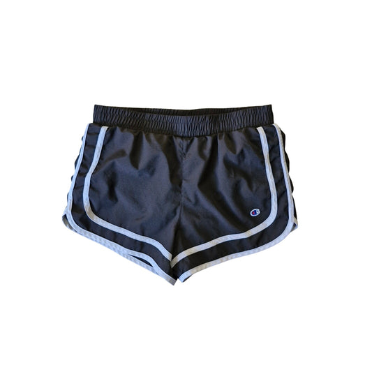 Champion Black and White Athletic Shorts Girls Size Large (14–16)