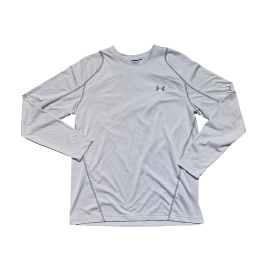 Under Armour Men's ColdGear Fitted Crew Shirt White Size 2XL