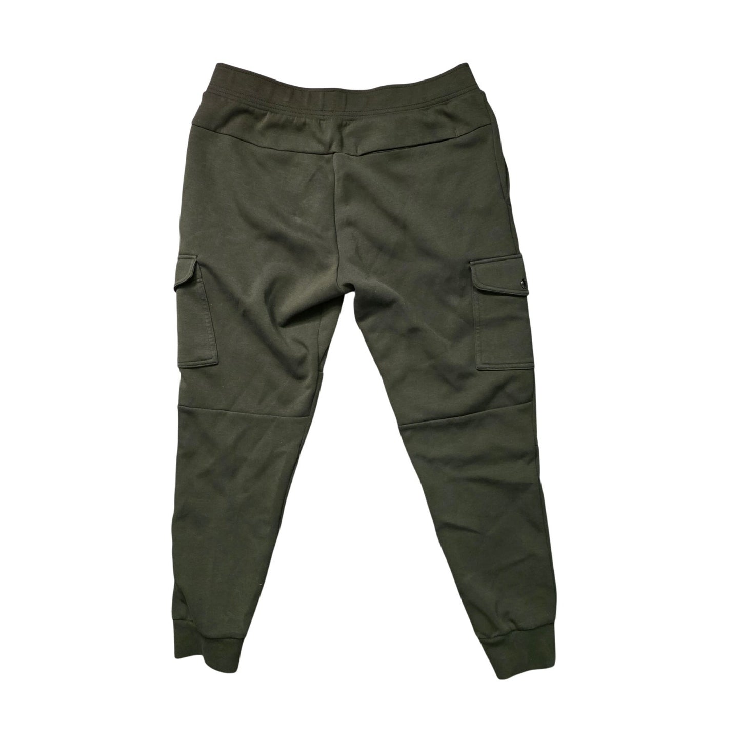 Polo Ralph Lauren Double Knit Cargo Jogger Track Pants Men’s M Olive No Drawstrings