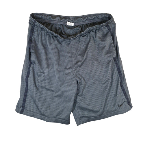 Nike Basketball Shorts Men’s Size XL Gray with Black Trim Gym Fit