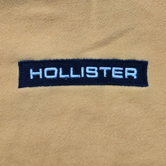 Hollister California Pullover Hoodie Men’s L Yellow