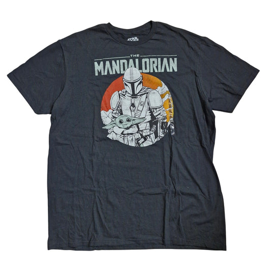Star Wars The Mndalorian Black Short Sleeve Graphic Tee XL