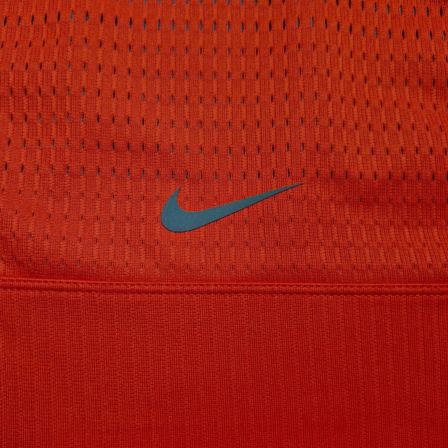 Nike Golf Men’s Polo Shirt Size Large Red/Orange Short Sleeve Casual Dri-Fit