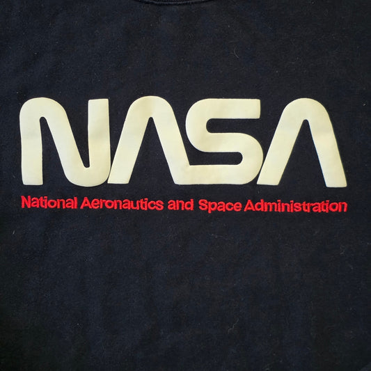 H&M NASA Sweatshirt Men’s M Black Space Logo Pullover