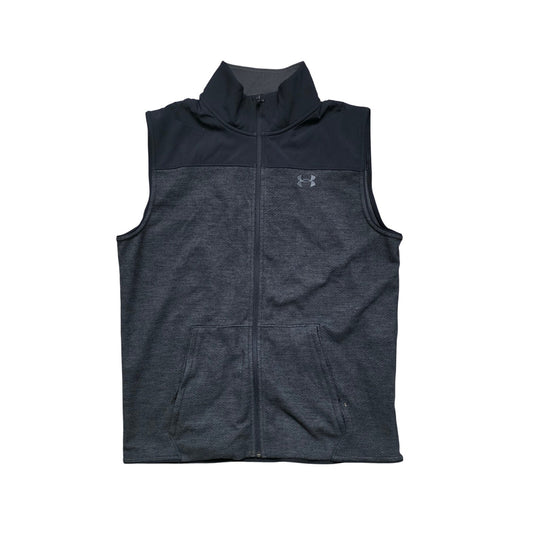 Under Armour Specialist Full Zip Vest Men’s XL Black Lightweight Loose Casual