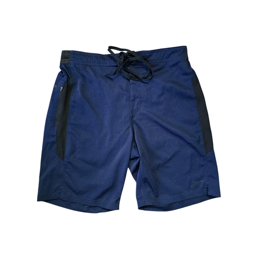 Speedo Boardshorts Men’s M Blue Black Swim Trunks