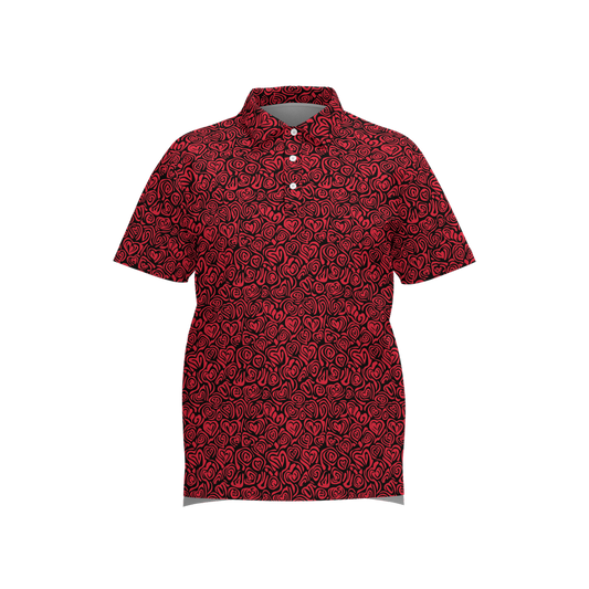 Tee Time Roses Performance Polo