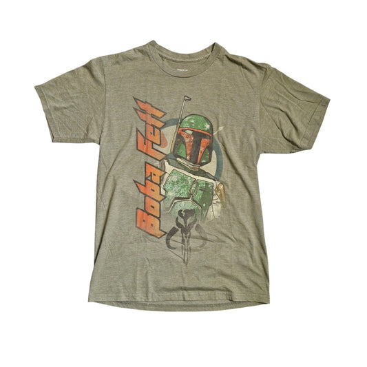 Star Wars Boba Fett T-Shirt Size M Olive Green
