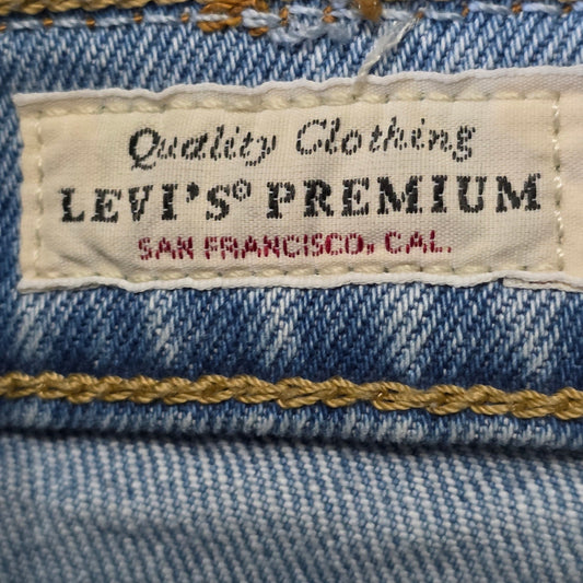 Levi’s Premium 501 Skinny Jeans Women’s 24W x 28L Button Fly