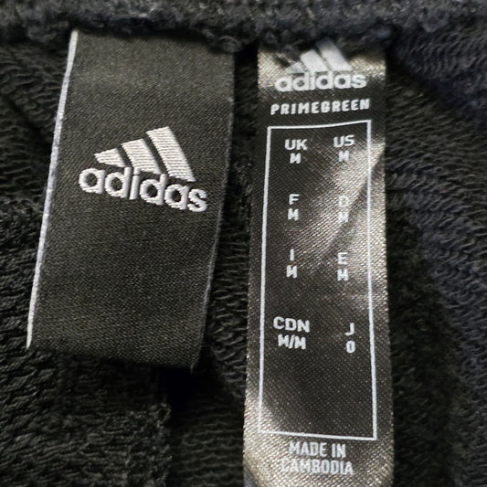 Adidas Sportswear Future Icons Logo Graphic Pants Men’s Medium Black Cotton Blend - no drawstrings