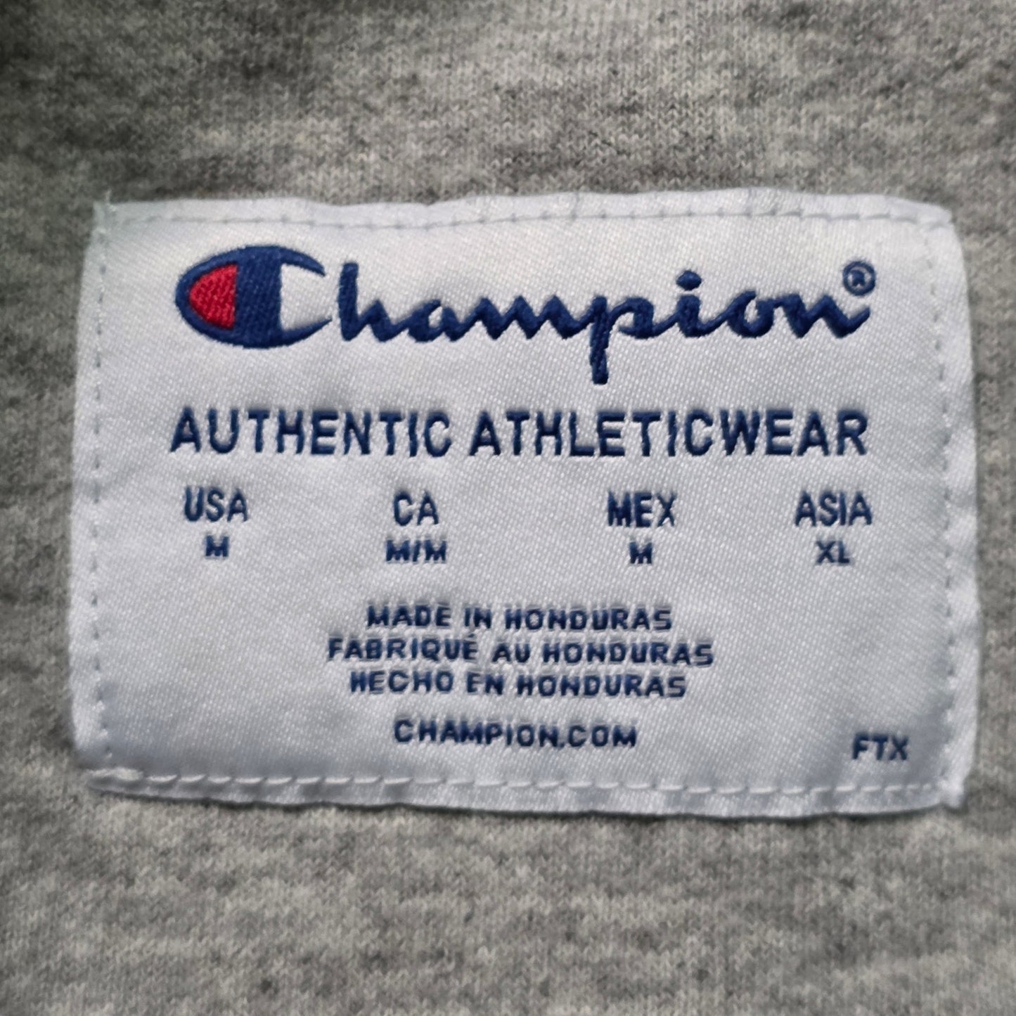 Champion Sweatshirt Men’s M Navy Script Logo Crew Neck