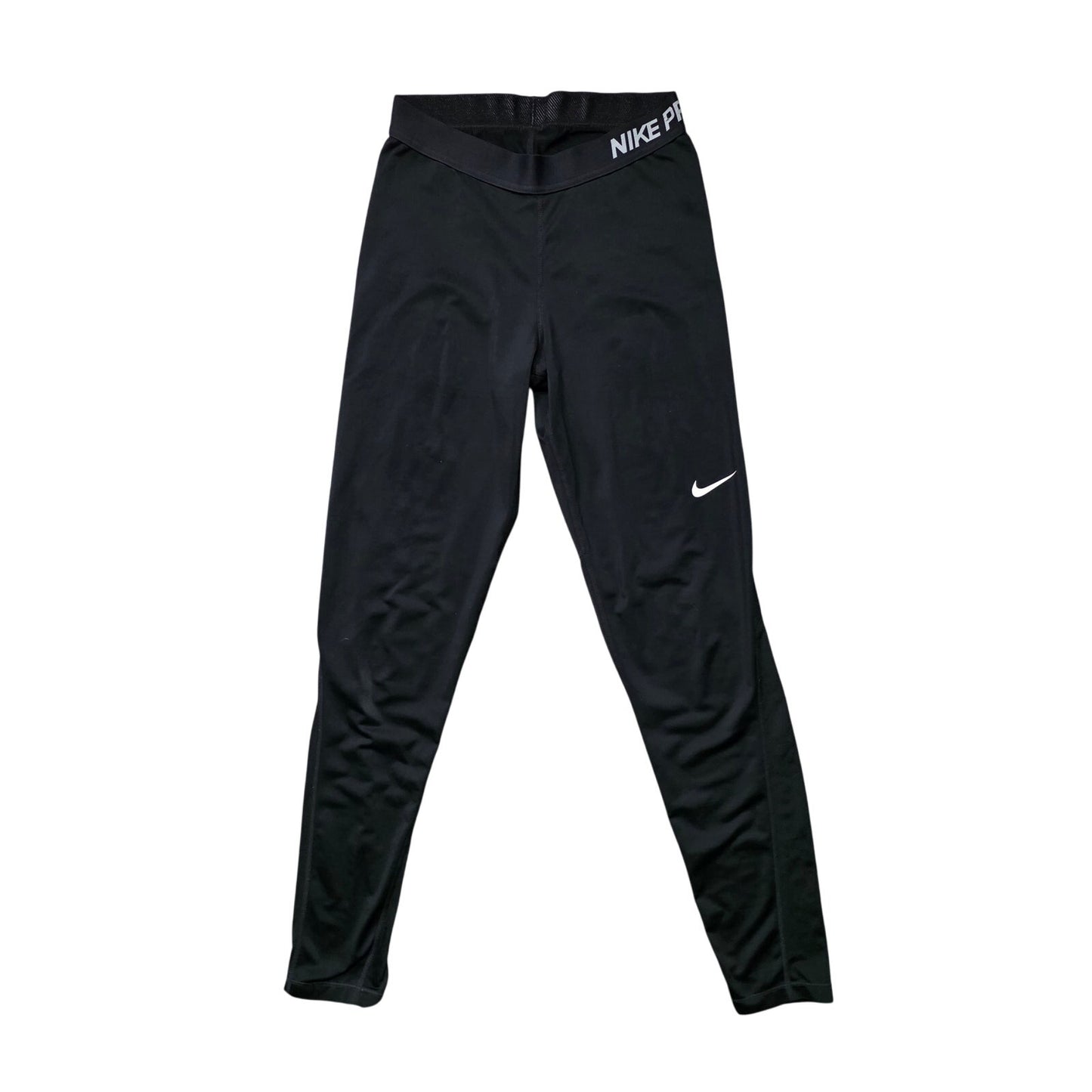 Nike Pro Leggings Women’s XS Black Mesh Panel Dri Fit Stretch