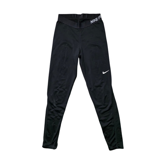 Nike Pro Leggings Women’s XS Black Mesh Panel Dri Fit Stretch