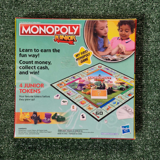 Monopoly Junior Board Game Hasbro Edition Kids Family Game new sealed