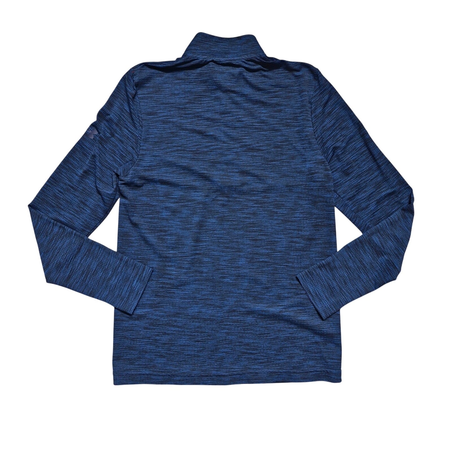 Under Armour HeatGear Fitted Long Sleeve Quarter-Zip Shirt Men’s M Heather Blue