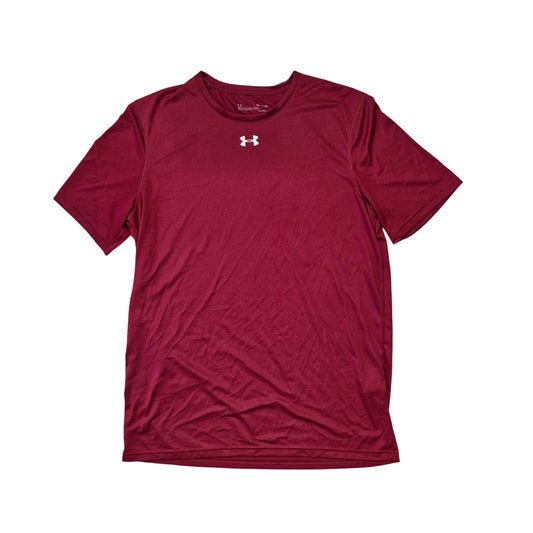 Under Armour Cardinal Red Team Tech Loose Tee Mens Small