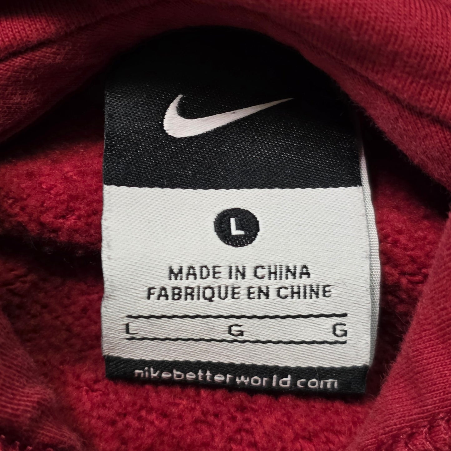 Nike Stanford Football Therma-FIT Hoodie Men L Red