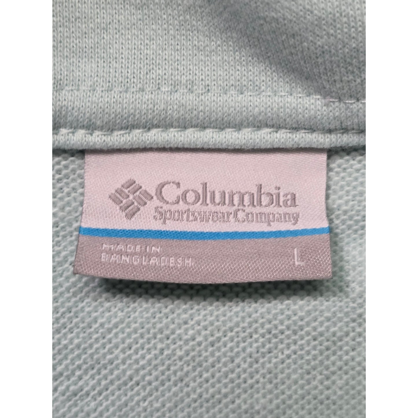 Columbia Sportswear Women’s Sweater L Mint Green Mid-Zip Pullover