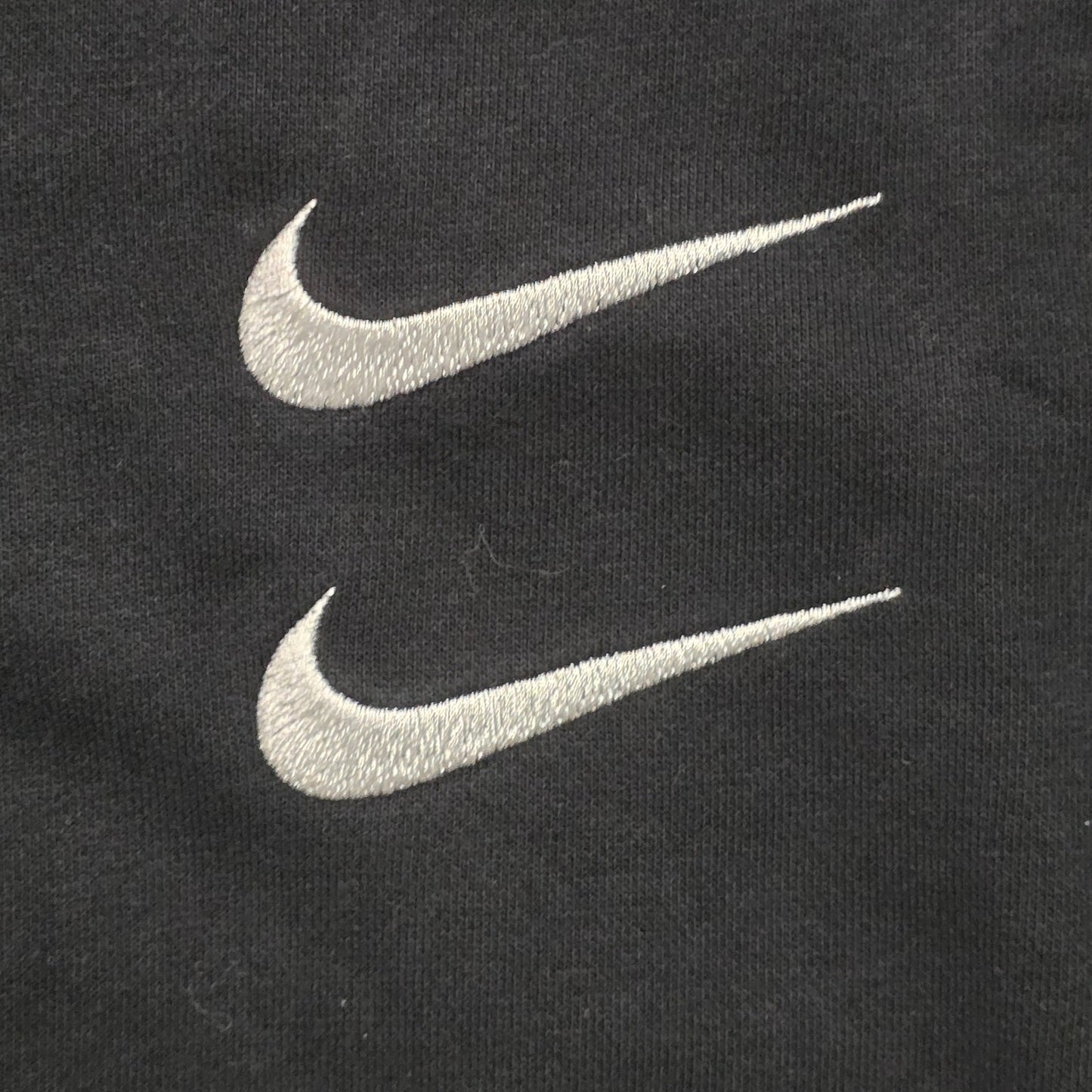 Nike Sportswear Swoosh French Terry Crew Men L Black Cj4871-010