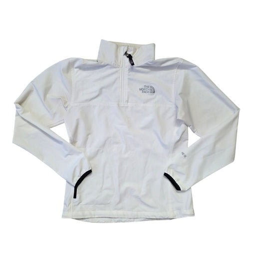 The North Face Glacier Fleece 1/4 Zip Pullover Jacket Women’s Small White