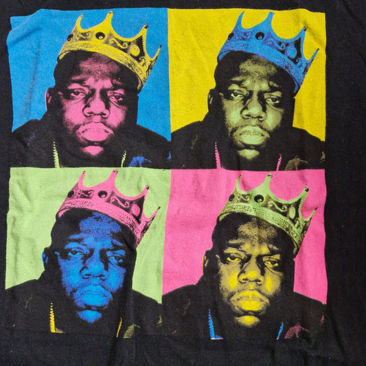 Vintage-style Notorious B.I.G. graphic tee Black Size XL