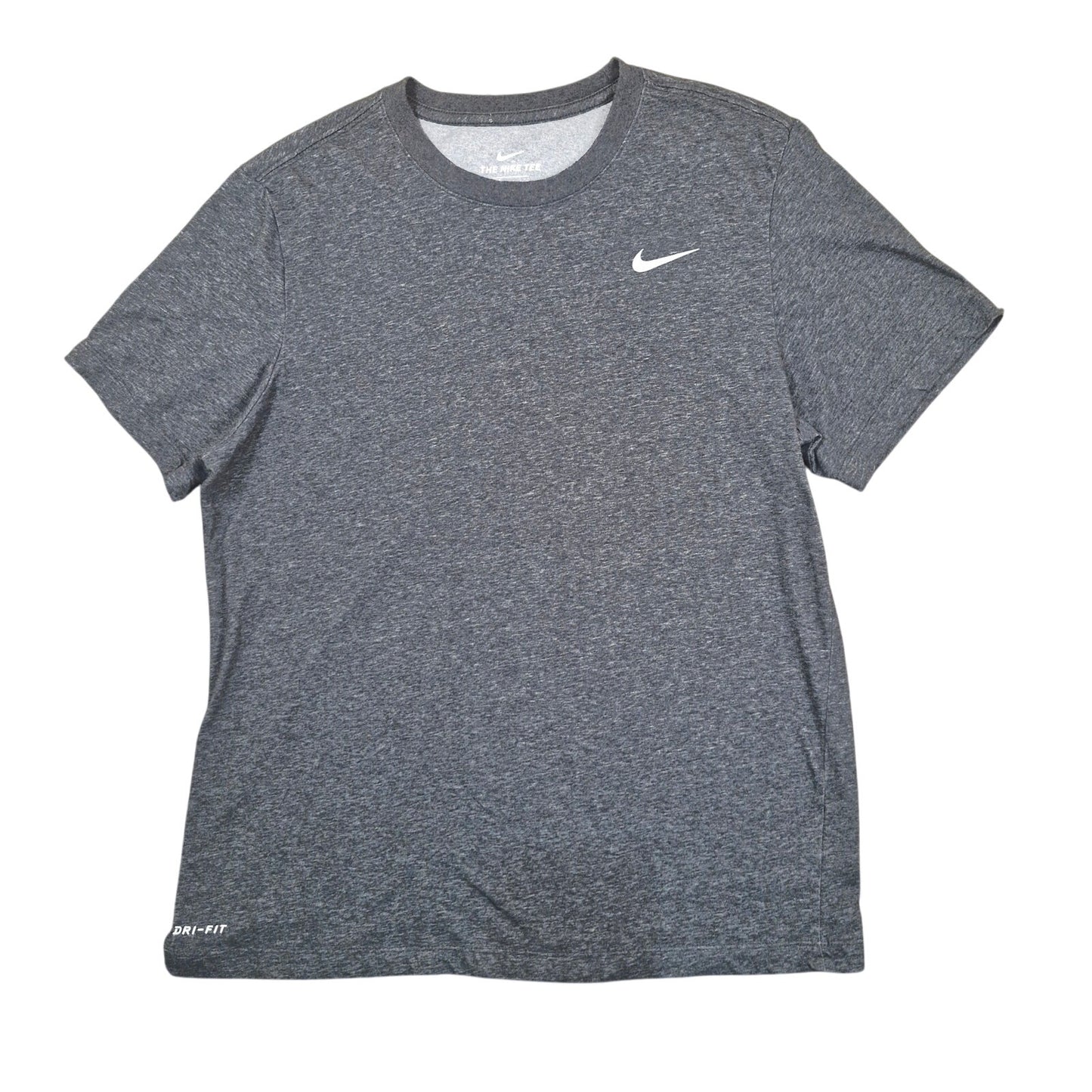 Nike Dri-Fit Gray “The Nike Tee” Men’s Size Large Short Sleeve Performance Shirt
