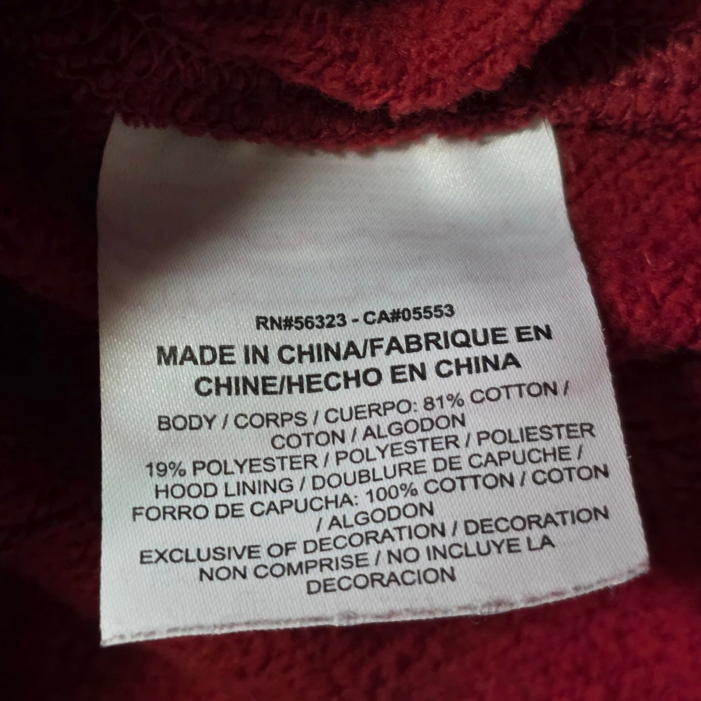 Nike Stanford Football Therma-FIT Hoodie Men L Red