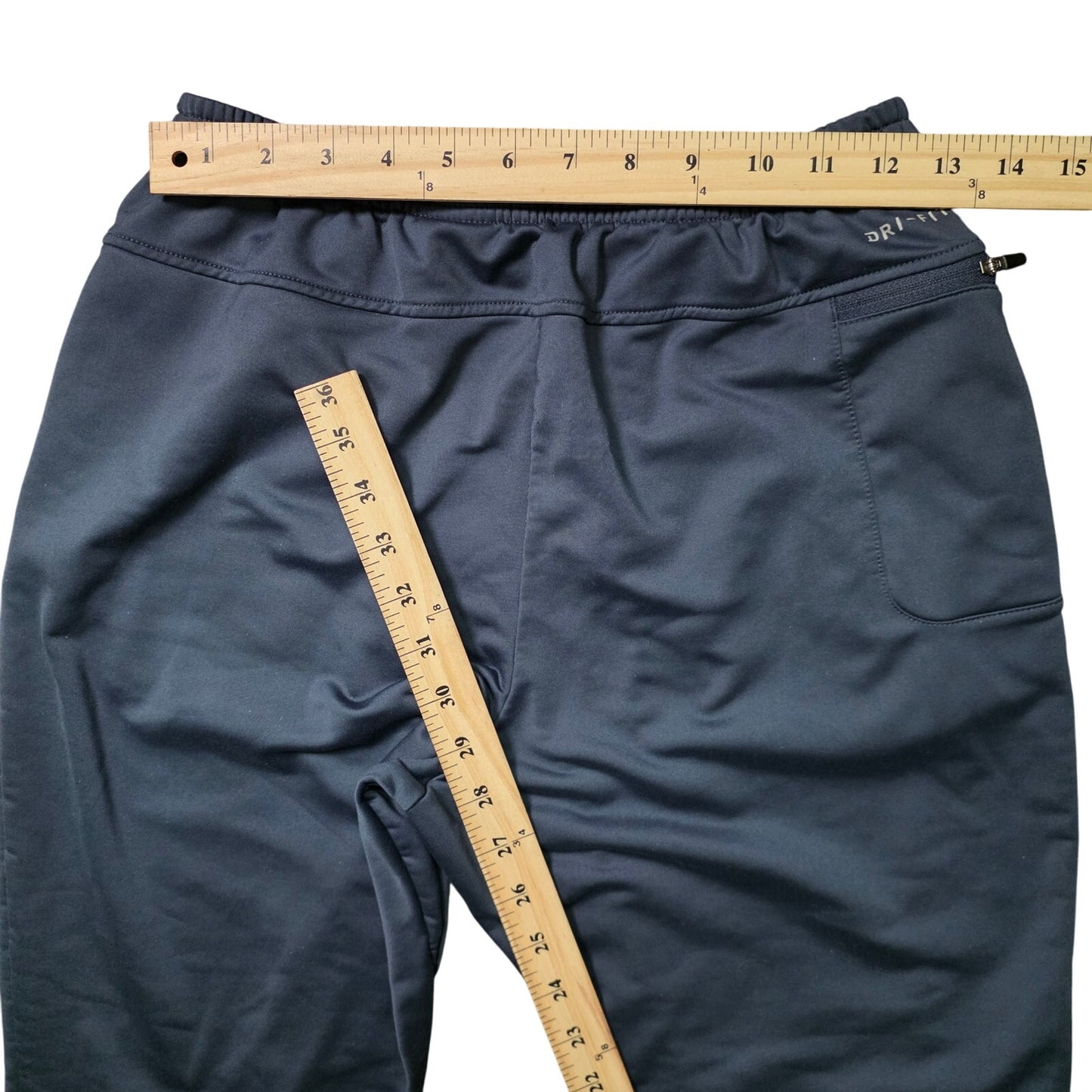 Nike Dri-FIT Pants Men’s S Blue Running Zippered Pockets