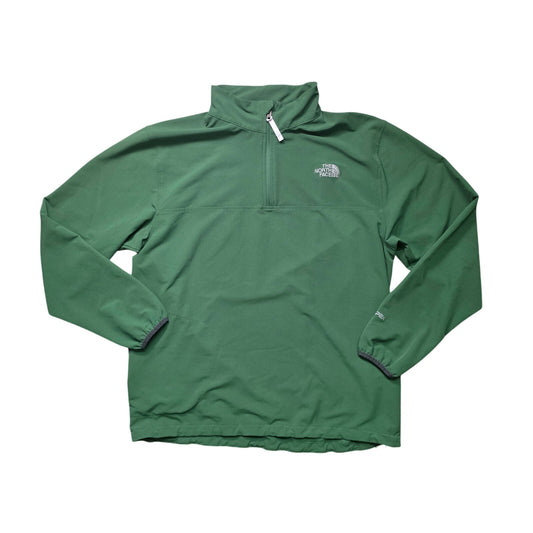 The North Face 100 Glacier 1/4 Zip Fleece Sweatshirt Men’s XL Green