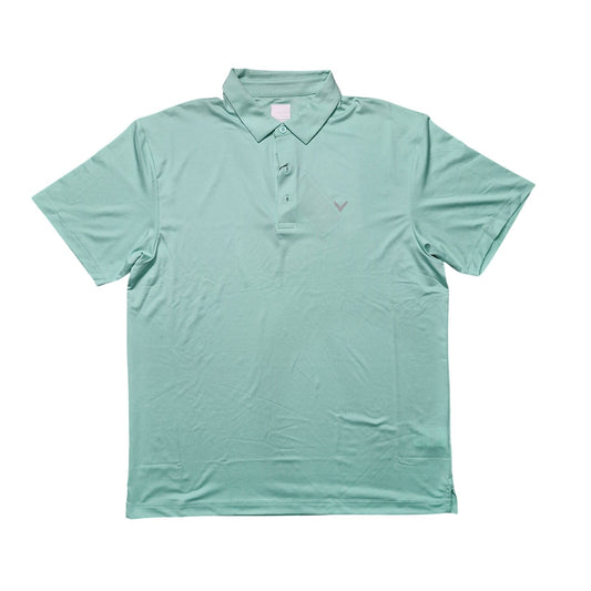Callaway Men’s Performance Golf Polo Shirt L Moisture‑Wicking Opti‑Dri Bright Green