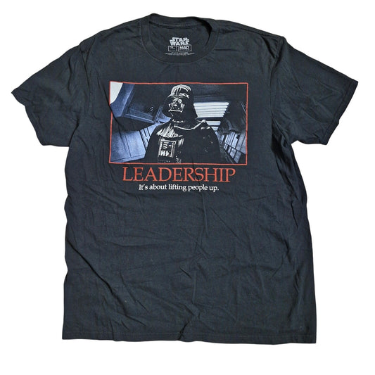 Star Wars Darth Vader Leadership Motivation Tee Large