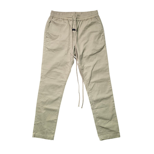 Fear of God Essentials Twill Pants Men S Khaki Casual Streetwear