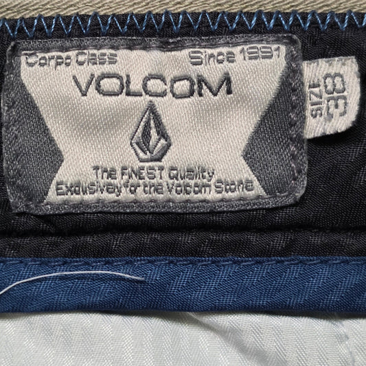 Volcom Corpo Class Chino Shorts Men’s 38 Brown Skate / Casual