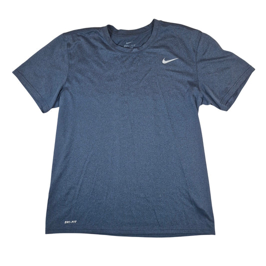 Men’s Nike Dri Fit Performance Navy Blue Short Sleeve Shirt Large 2016