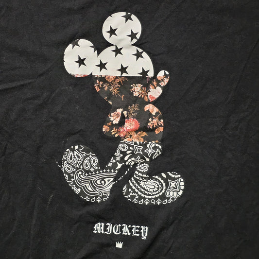Disney x Neff Mickey Mouse Black T-Shirt Men’s XL Graphic