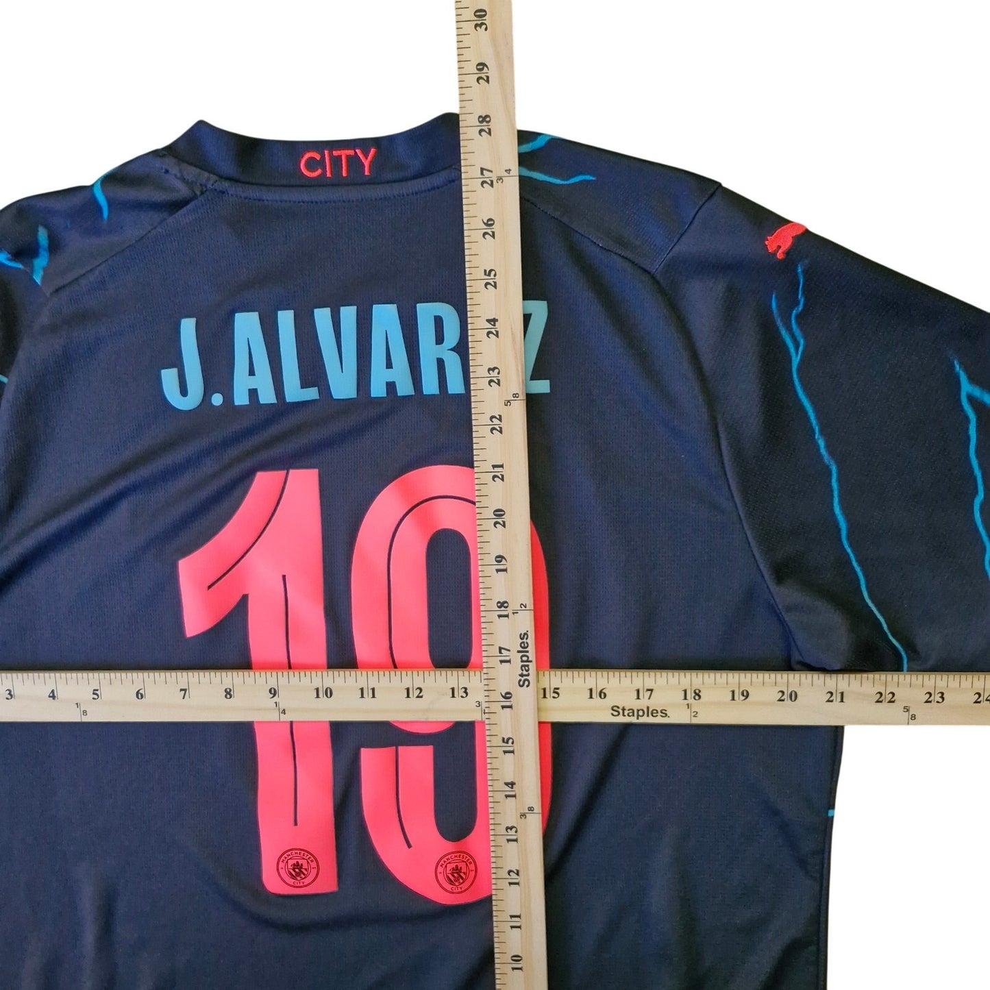 PUMA Manchester City J Alvarez Jersey Mens Large